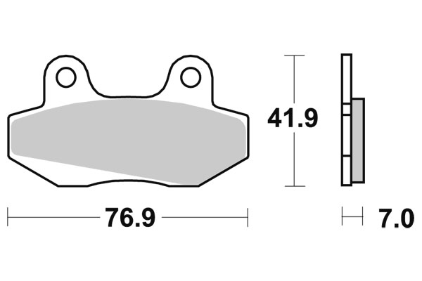 Plaquettes de frein SBS céramique 103HF