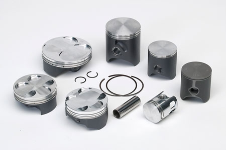 Piston Vertex 2 segments Keystone pour KTM 125 SX/EXC 01-14/Husaberg T