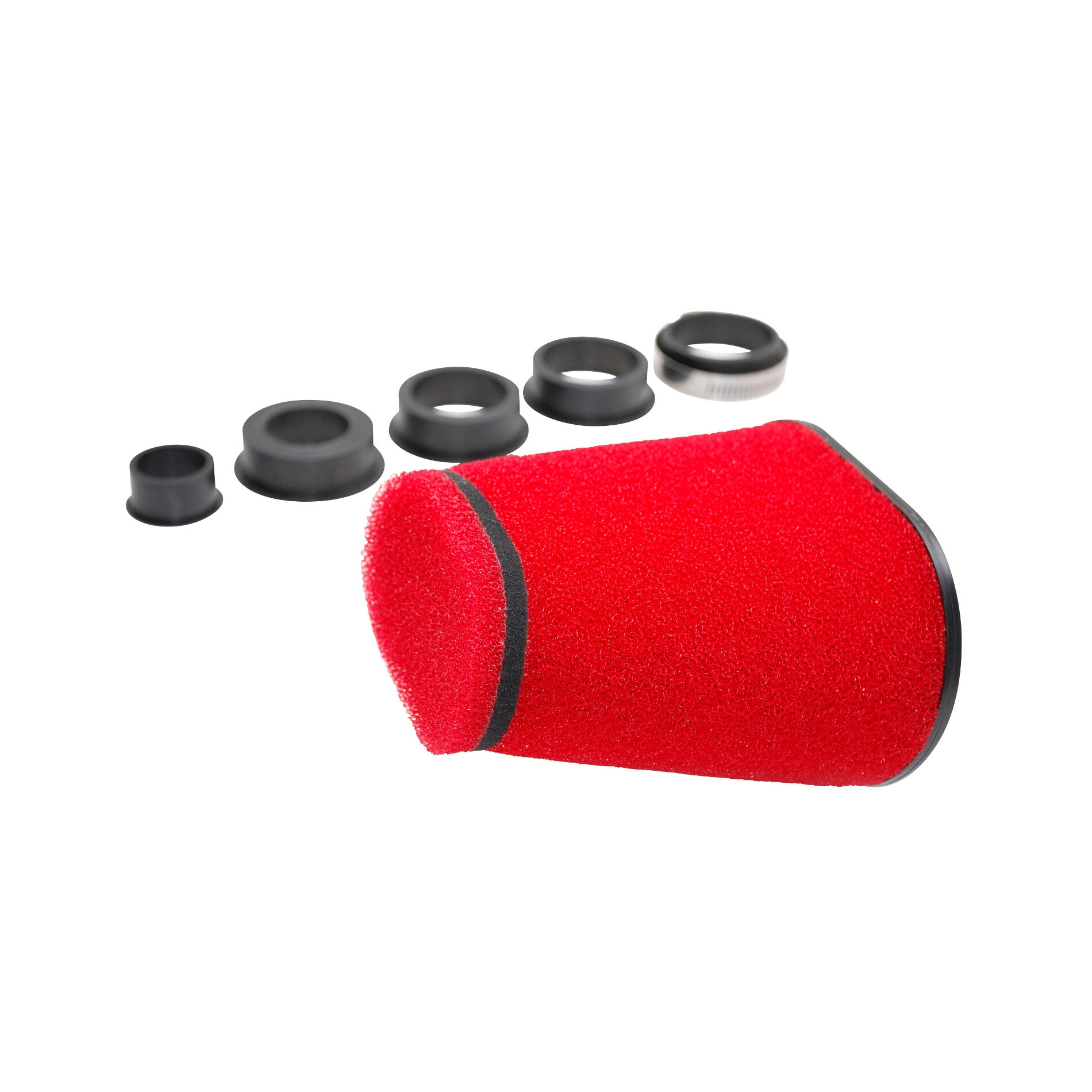 Filtre à air Replay double mousse big pyramide rouge
