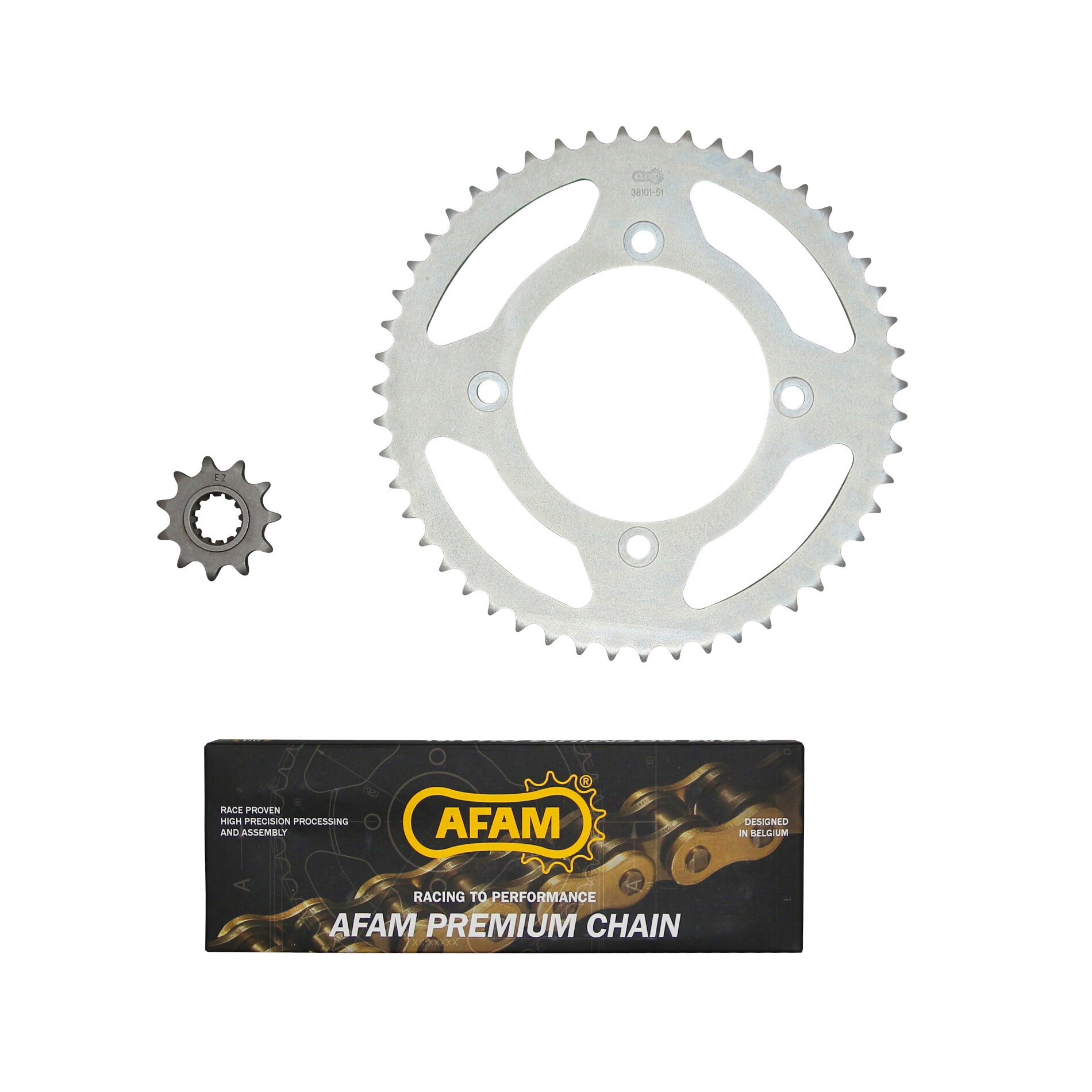 Kit chaîne Afam 11x51 pas 420 Beta 50 RR 05-11