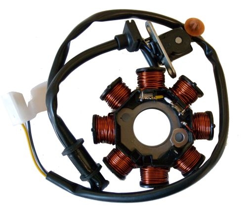 Stator Mitsuba 8 pôles 12V Peugeot scooter 50
