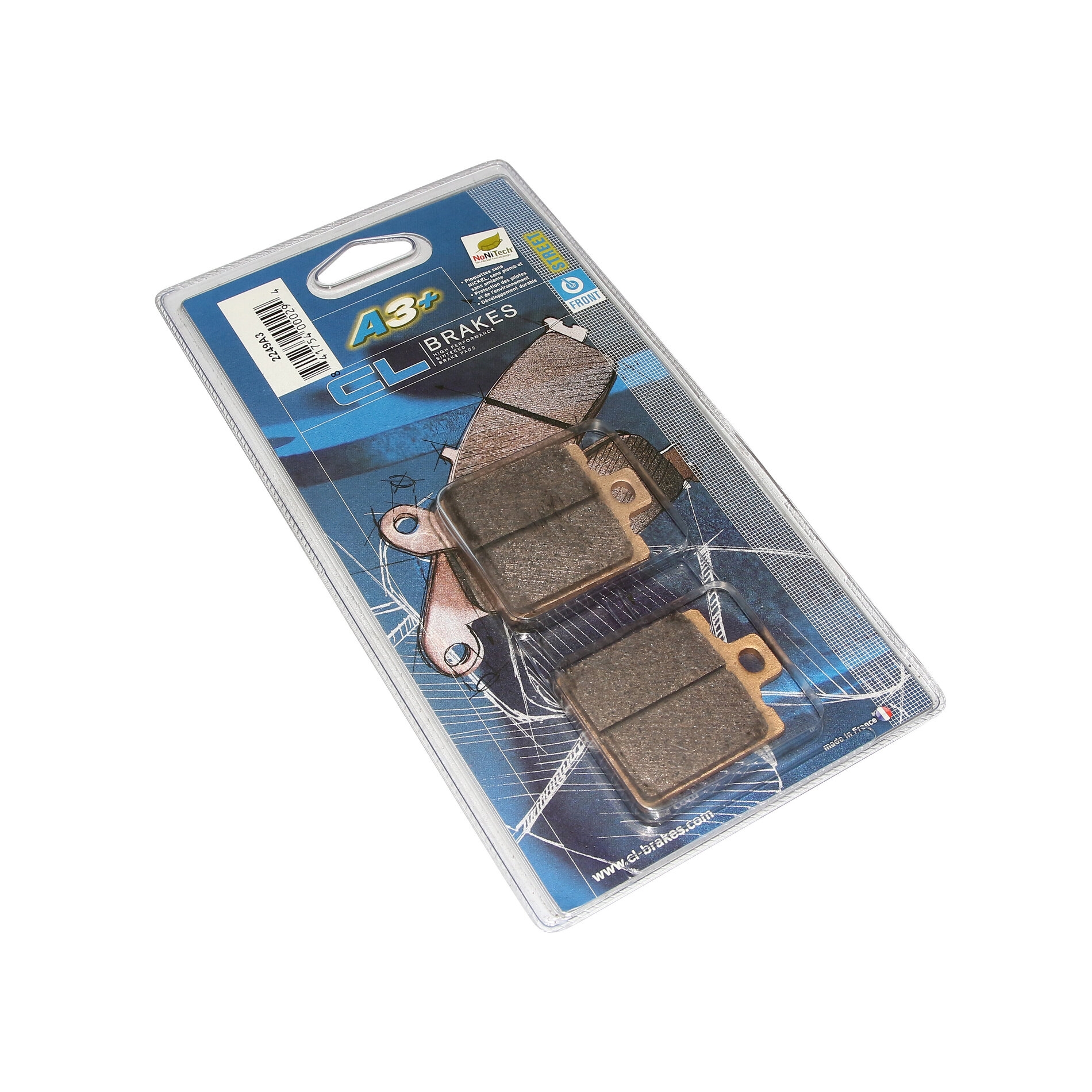 Plaquettes de frein Carbone Lorraine 2249A3+