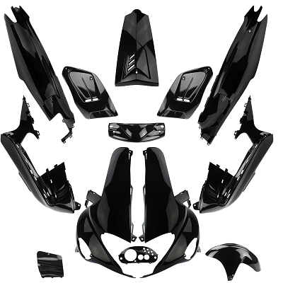 Kit carénage TNT Original noir brillant Gilera Runner 50/180 1997-04