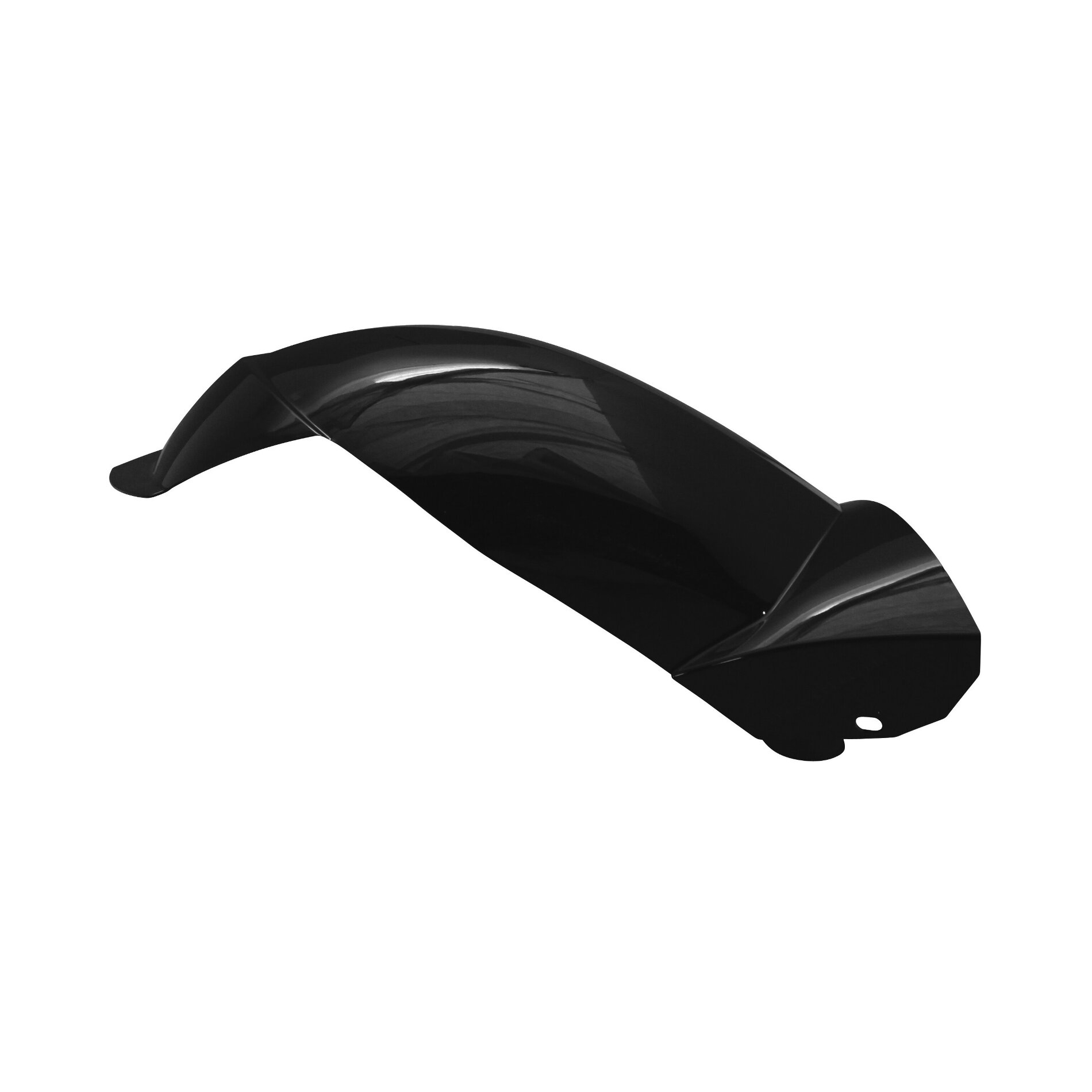 Garde boue arrière noir brillant adaptable Peugeot 50 Ludix 10 pouces