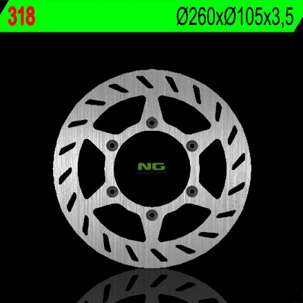 Disque de frein NG Brake Disc D.260 avant gauche RIEJU RS1 50 de 1999