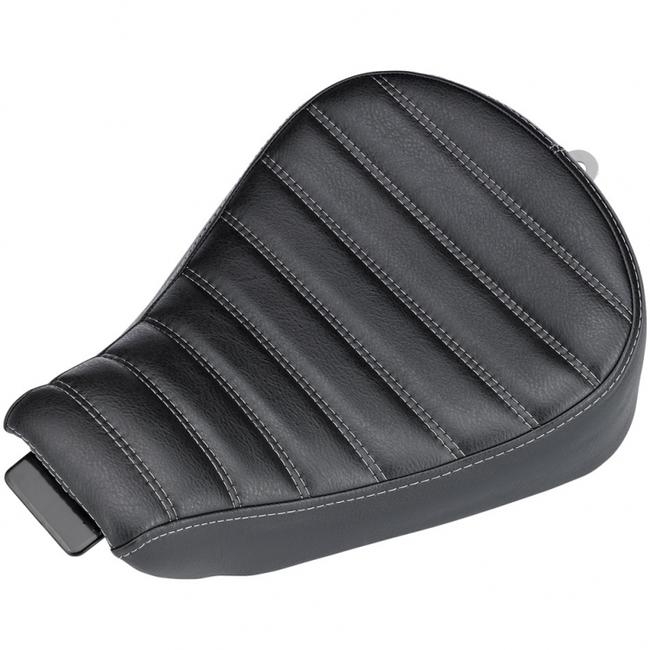 Selle Biltwell Sporty-8 Harley Davidson Sportster 10-18 noire coutures