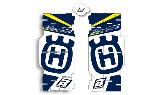 Kit déco de radiateur Blackbird Maddi Racing réplica 2017 Husqvarna 50