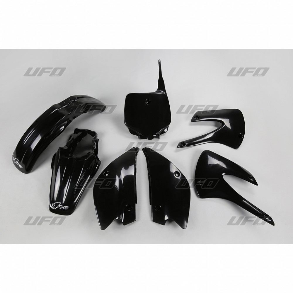 Kit plastique UFO Kawasaki 85 KX 01-12 noir