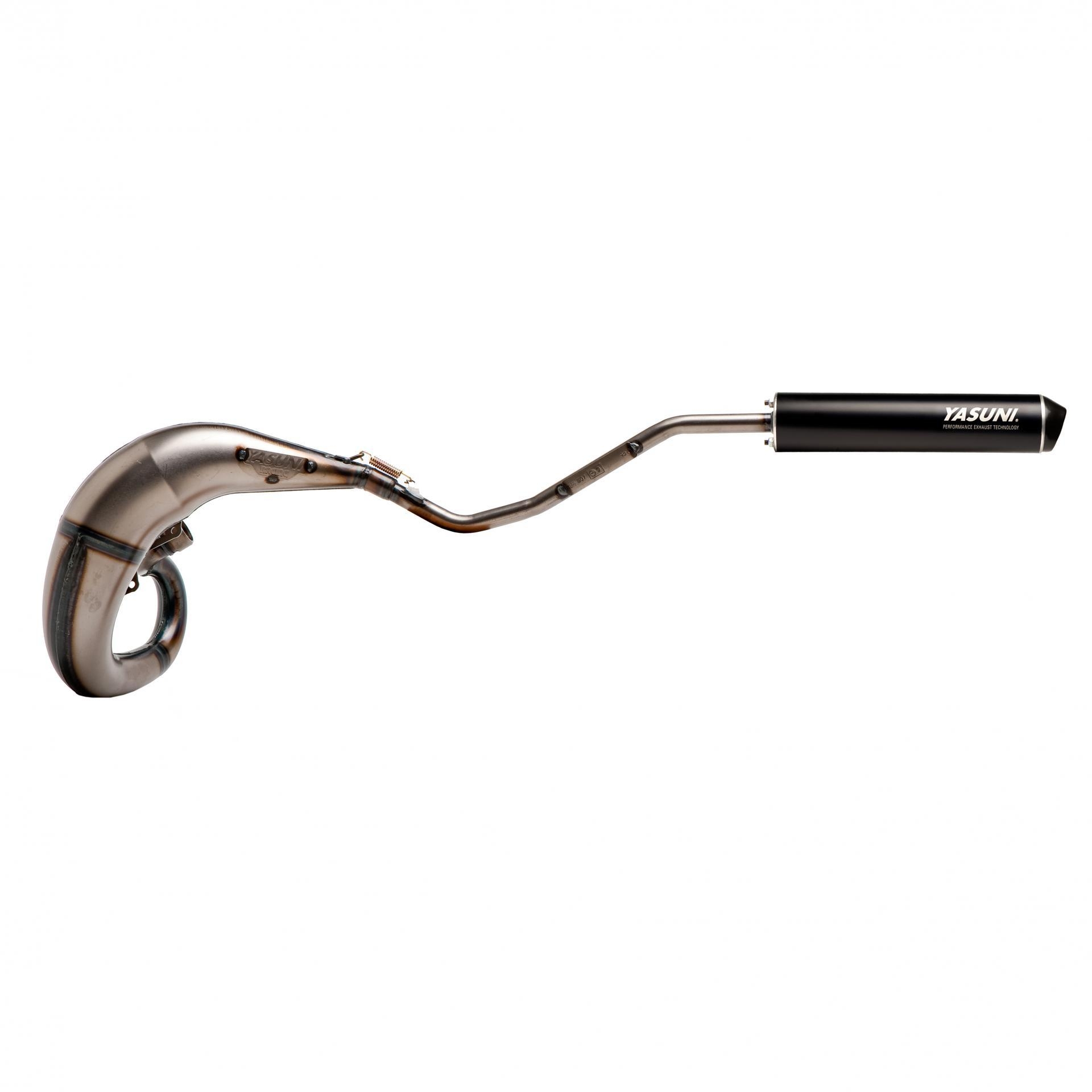 Pot d'échappement Yasuni Cross ML noir gauche DRD Racing/X-Race/X-Trem