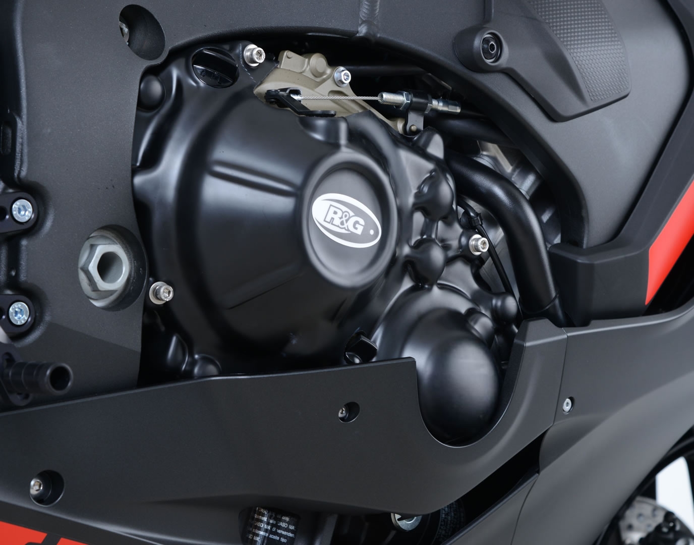 Couvre carter droit R&G Racing noir Honda CBR 1000 RR 17-18
