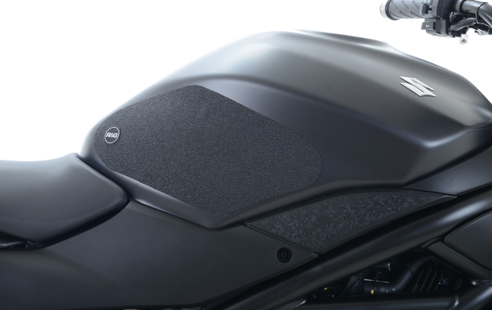 Kit grip de réservoir R&G Racing noir Suzuki SV 650 16-18