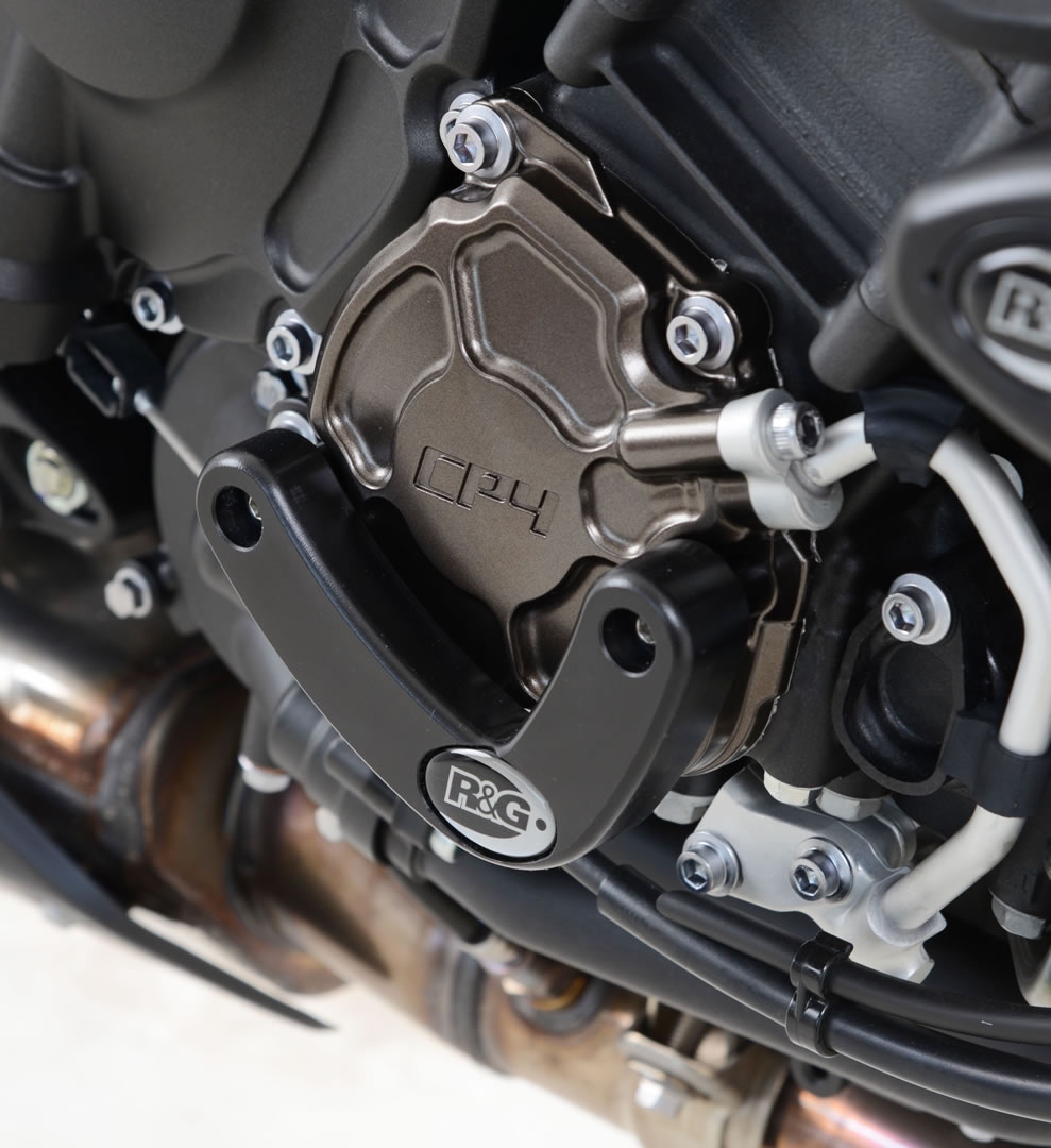 Slider moteur droit R&G Racing noir Yamaha YZF-R1 15-18