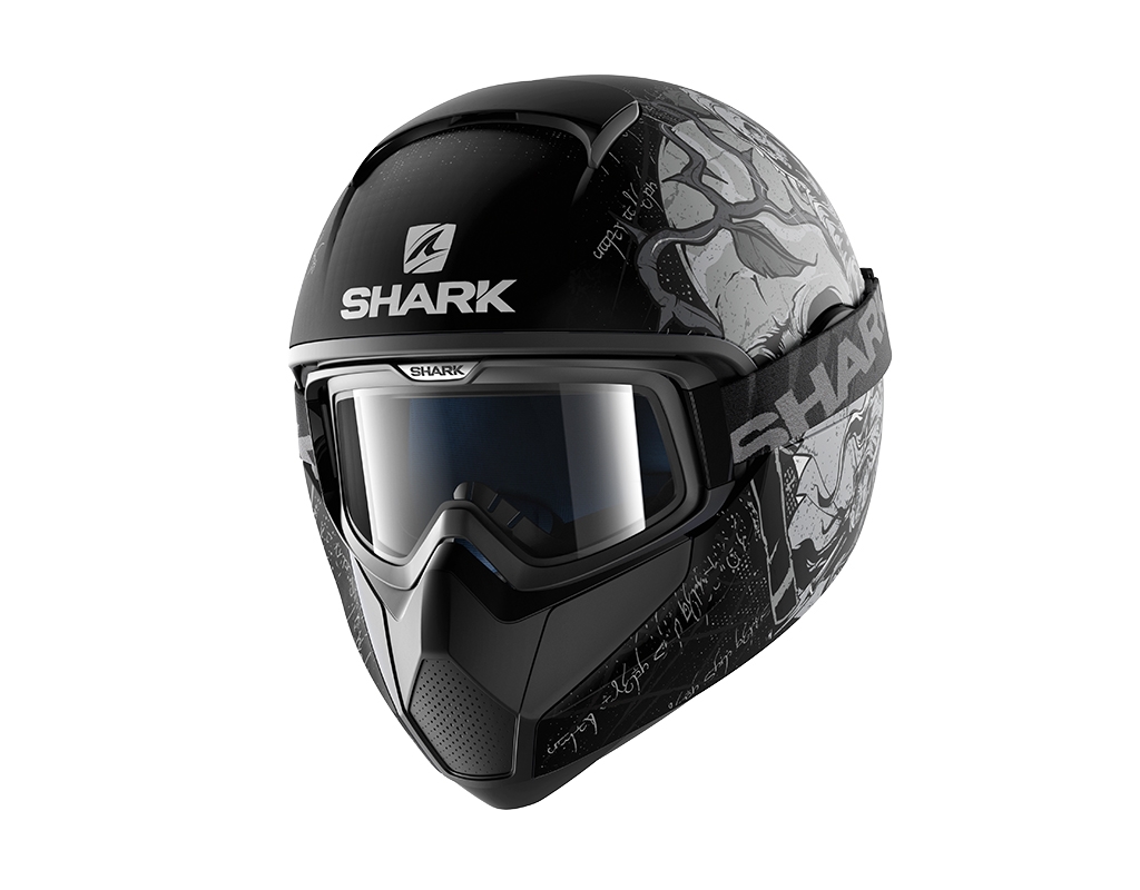 Casque intégral Shark VANCORE ASHTAN Mat noir/argent/anthracite - XS