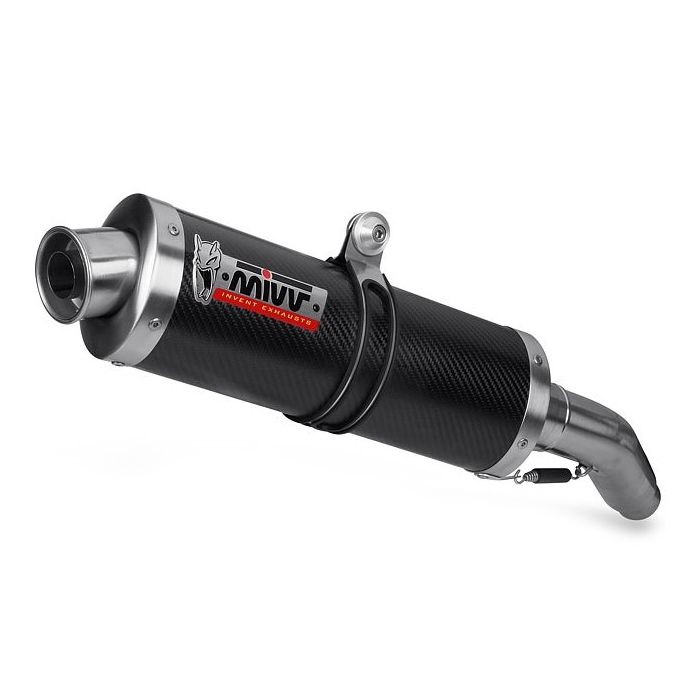 Silencieux double passage haut MIVV Oval carbone Ducati Monster 600 /