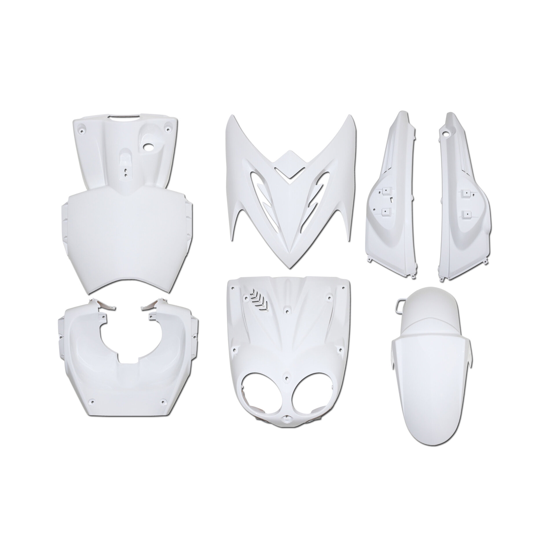 Kit habillage Blanc Stunt Slider 2004> (7 pièces) blanc