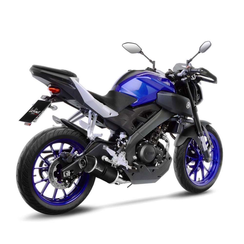 Ligne complète catalysée Leovince LV One carbone Yamaha MT-125 17-19