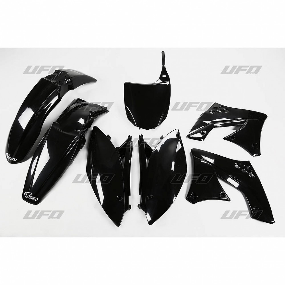 Kit plastique UFO Kawasaki 250 KX-F 09-12 noir