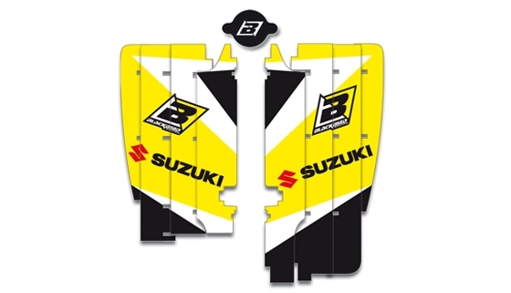 Kit déco de radiateur Blackbird Suzuki 450 RM-Z 08-17 jaune