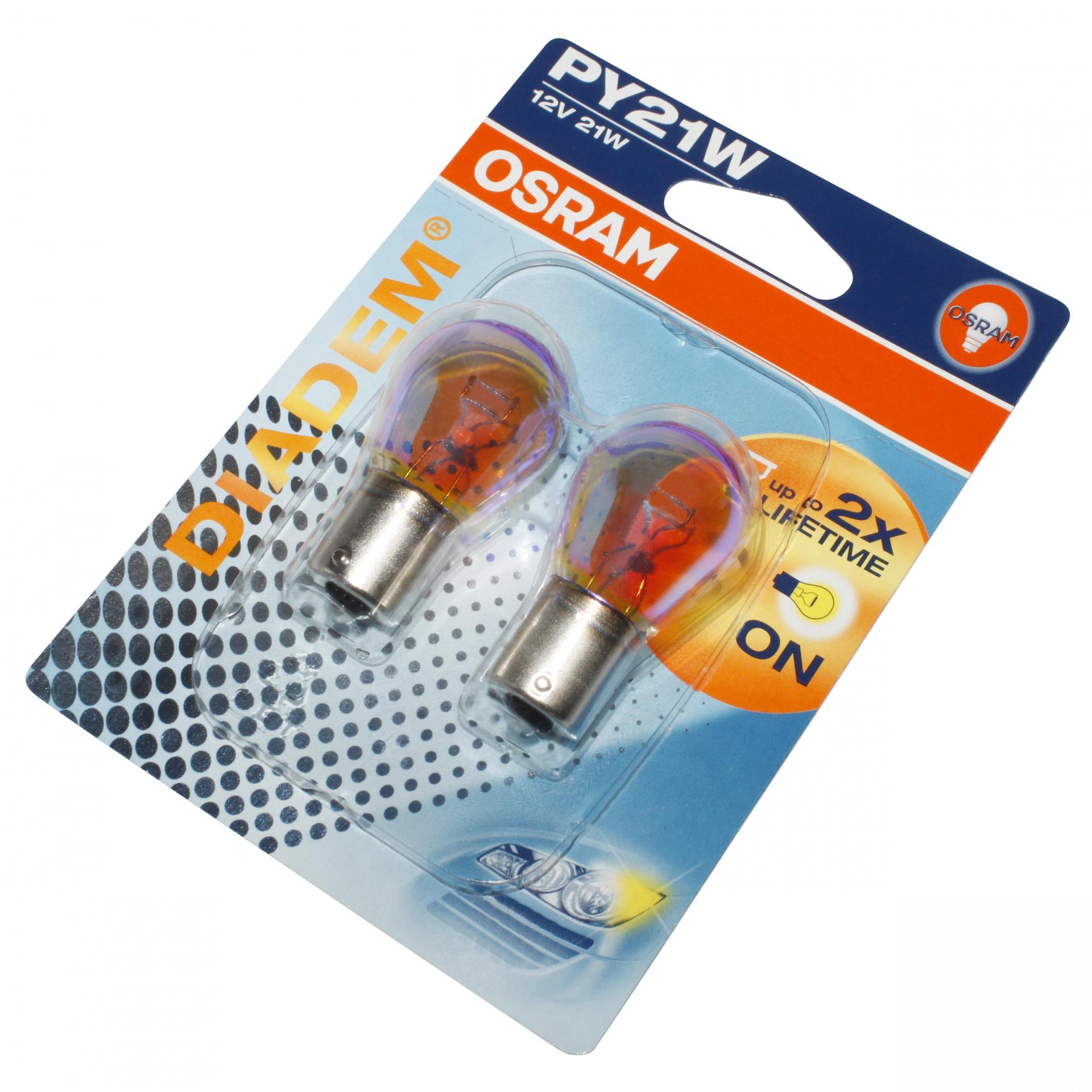 Ampoules Osram PY21W 2V 21W oranges