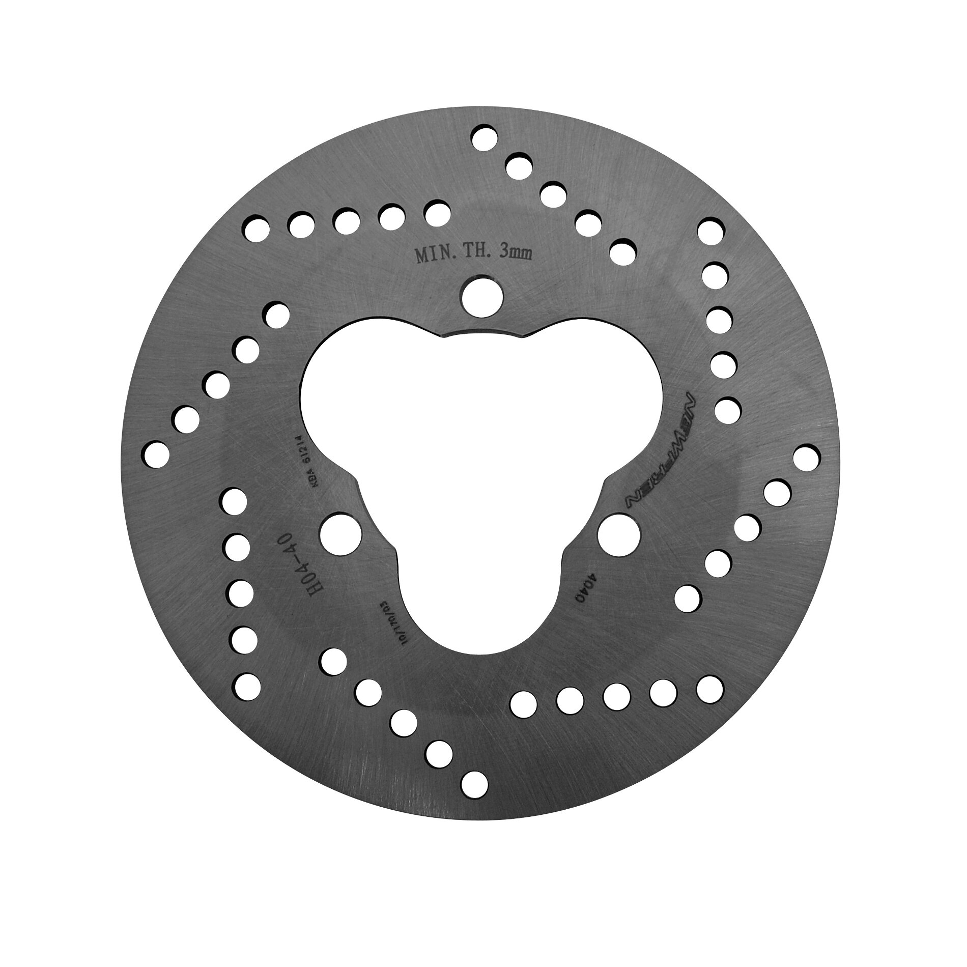 Disque de frein Newfren D.180 arrière derbi senda x-trem/x-race