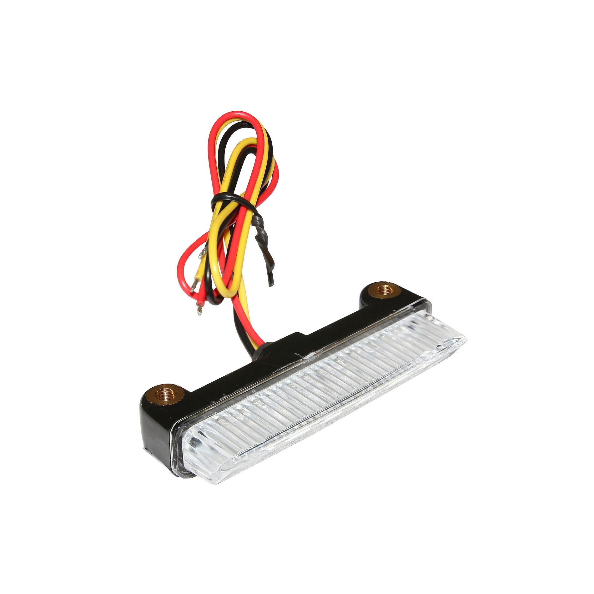 Feu arrière universel Replay à leds barette blanc/noir avec stop