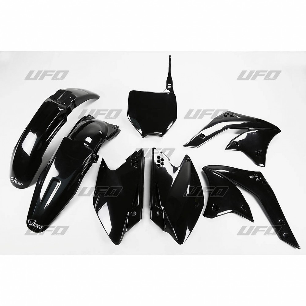 Kit plastique UFO Kawasaki 250 KX-F 2008 noir