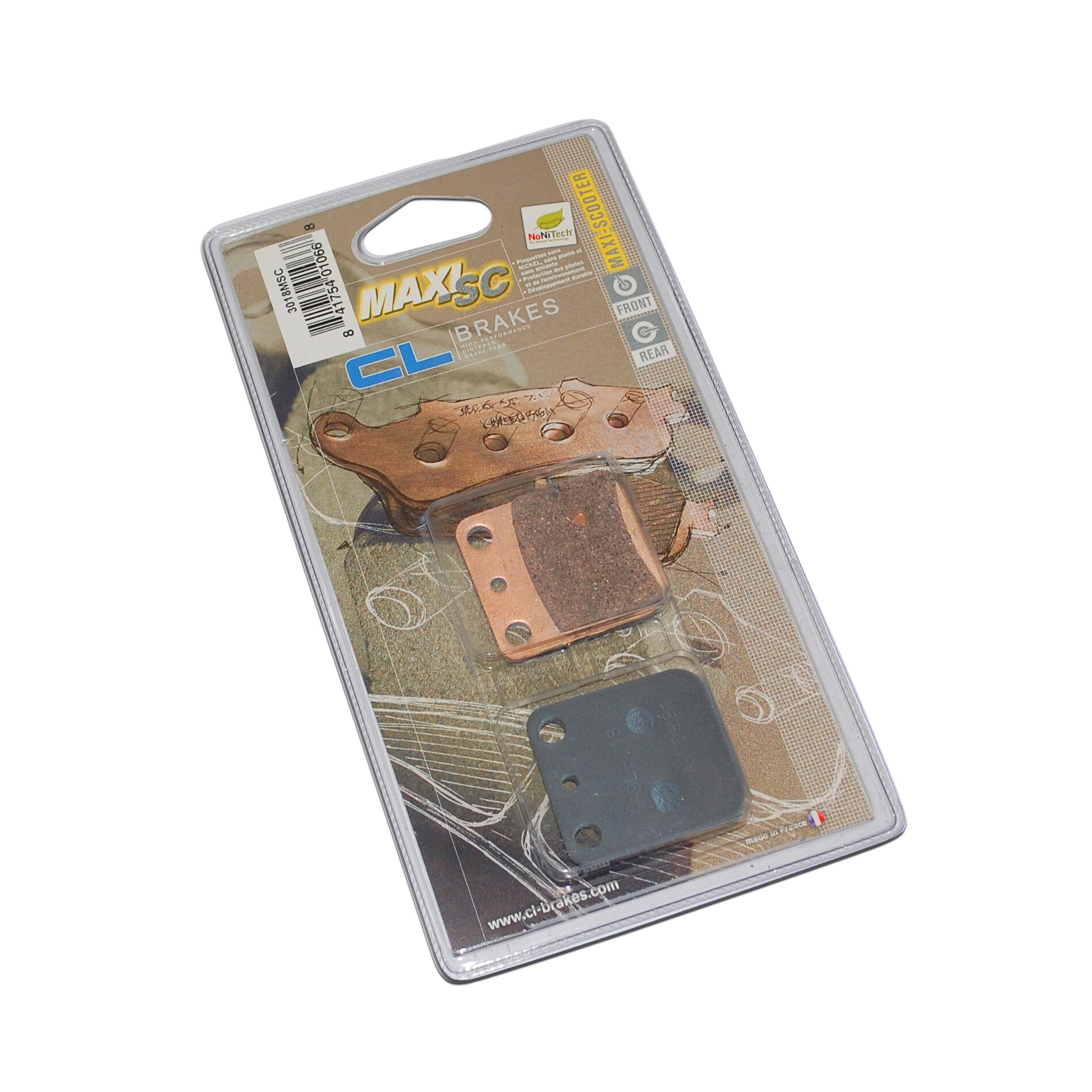 Plaquettes de frein Carbone Lorraine 3018MSC