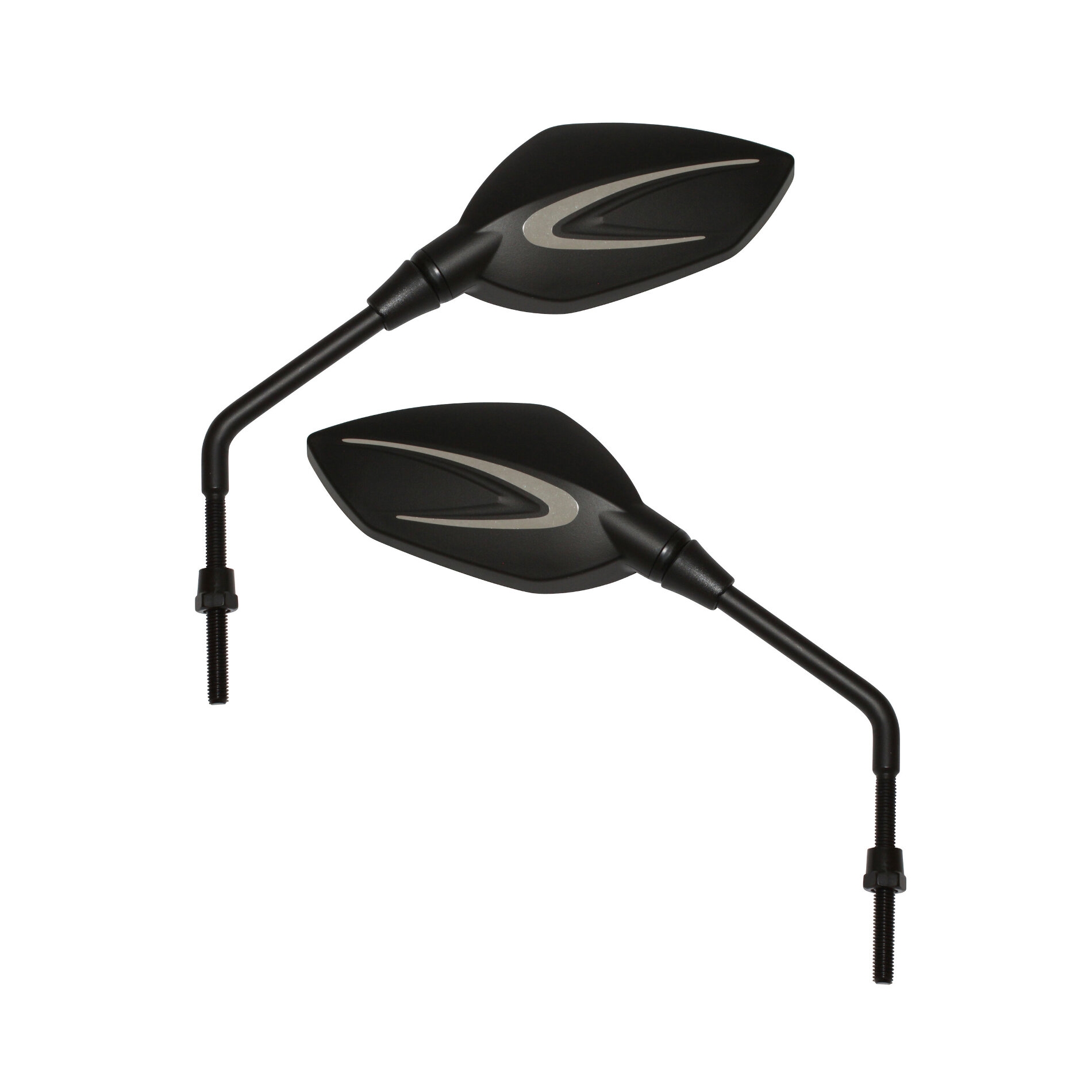 Rétroviseurs Replay Class noir mat/chrome