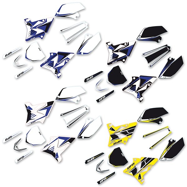 Kit déco UFO Yamaha 125/144/250 YZ 03-14 jaune