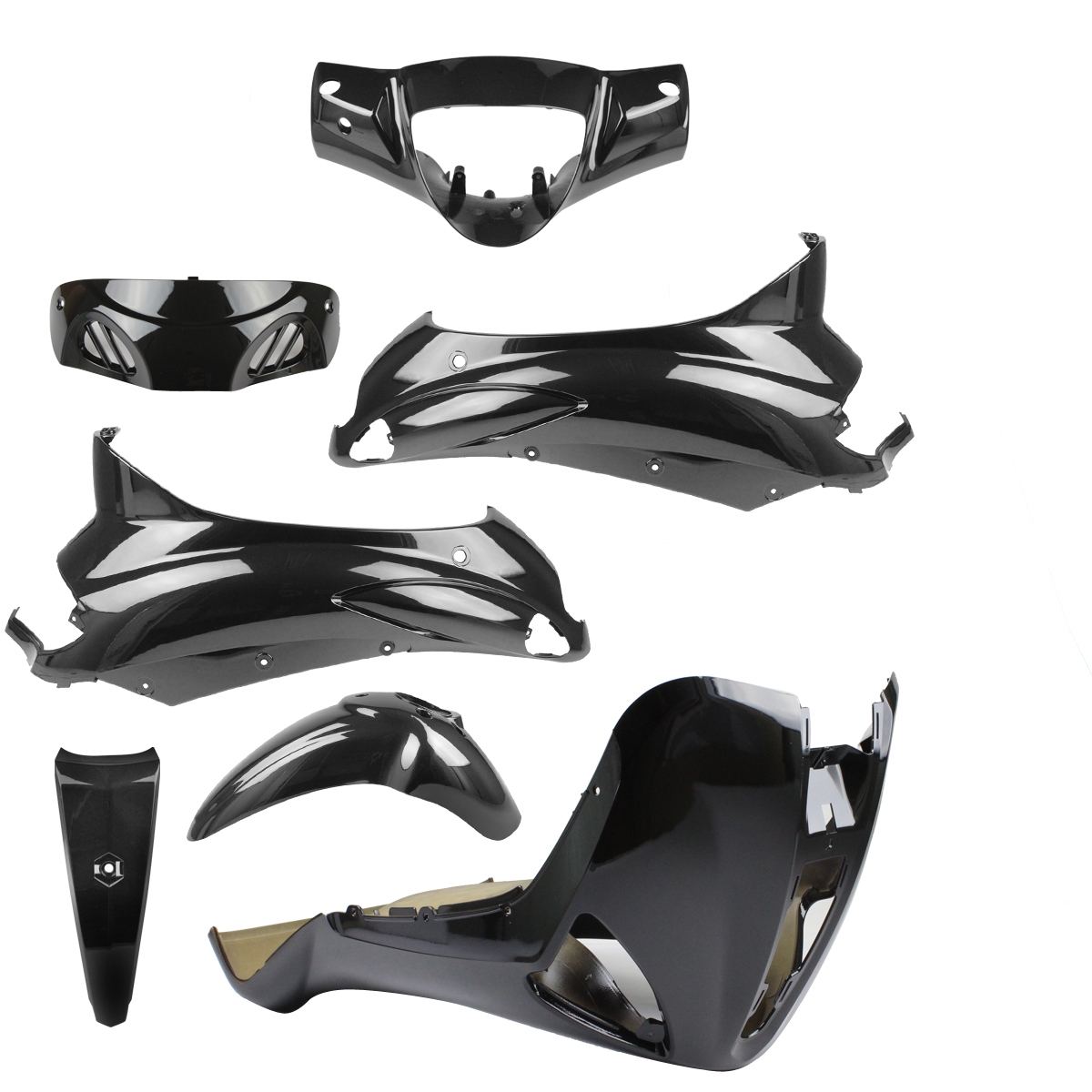 Kit habillage TNT Original noir Piaggio Liberty RST 50/200
