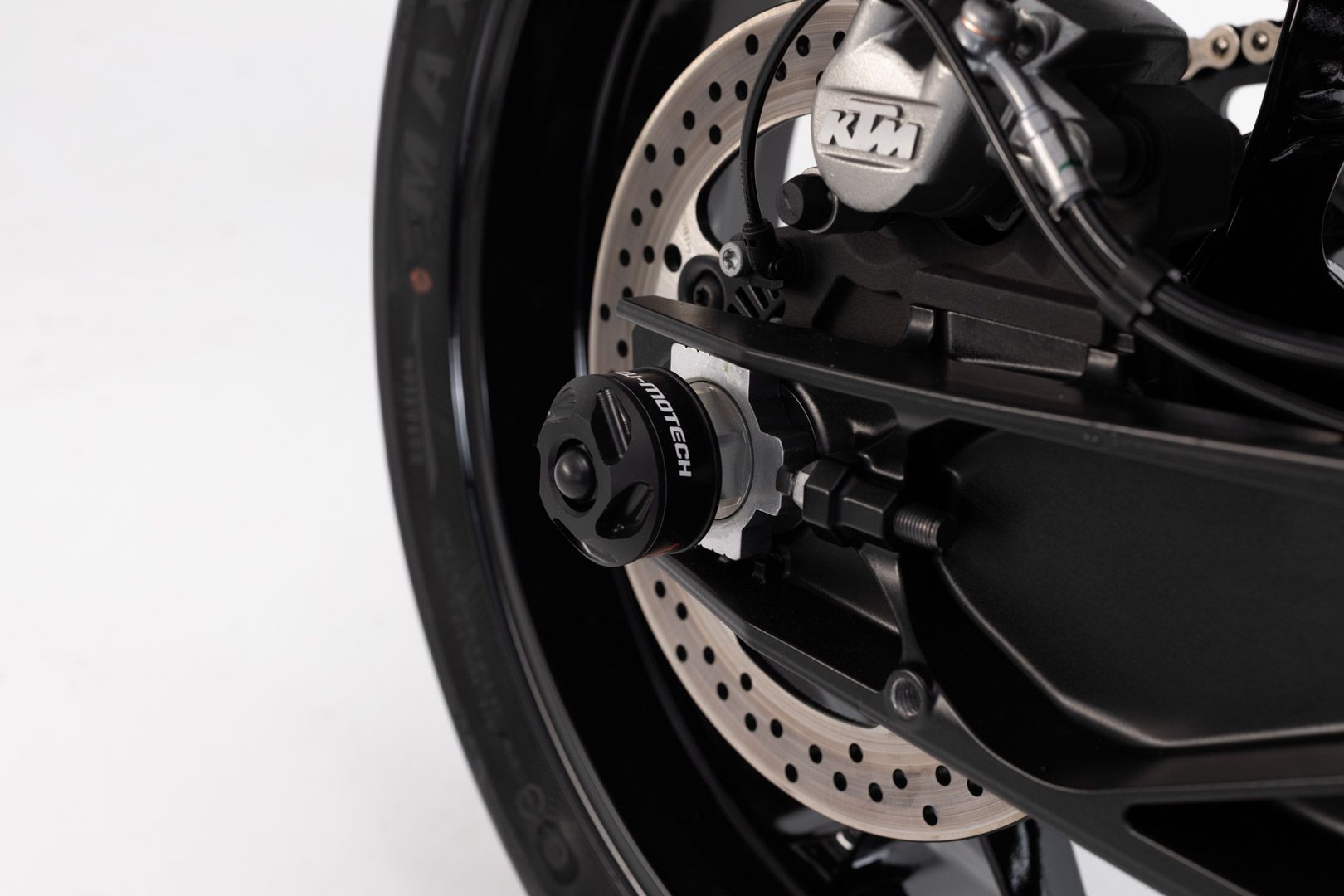 Protection de bras oscillant SW-Motech noir KTM Duke 790 2018