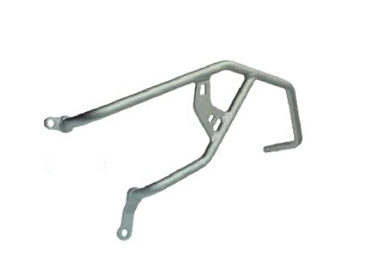 Barres de protection latérale aluminium gris Bihr pour KTM 125 Duke 11