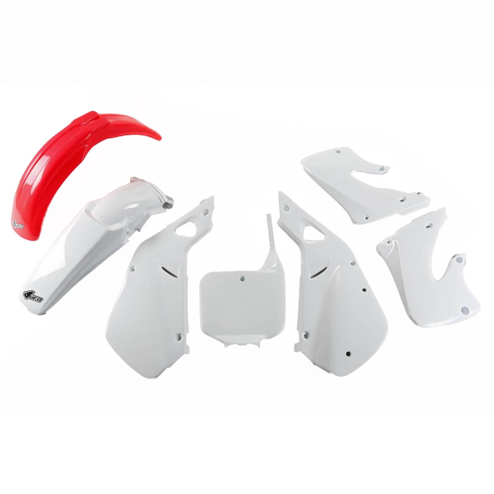 Kit plastique UFO Honda CR 250R 97-99 rouge/blanc (couleur origine 97)