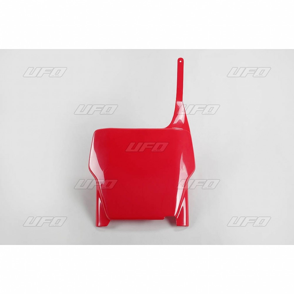 Plaque numéro frontale UFO Honda CR 250R 04-07 rouge (rouge CR/CRF 00-