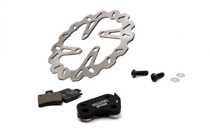 Kit disque frein plaquettes Galfer 210 mm Booster