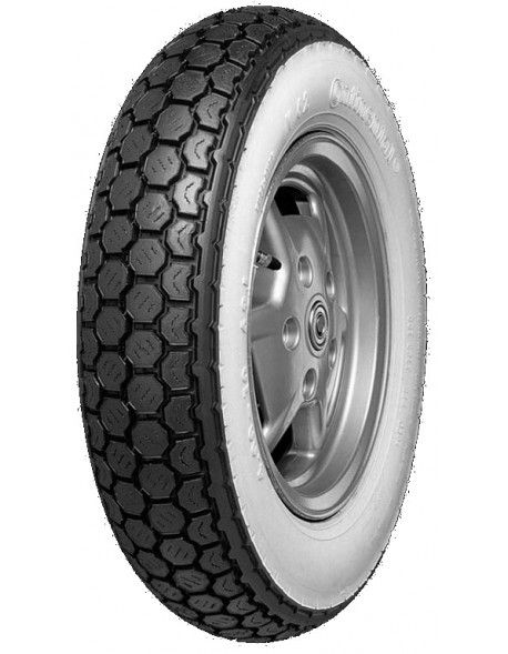 Pneu scooter Continental K62 renforcé 4.00-10 69J TT Flancs blancs