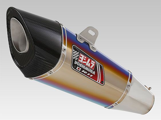 Silencieux homologué Yoshimura R11 titane bleu pour Suzuki GSR 750 11-