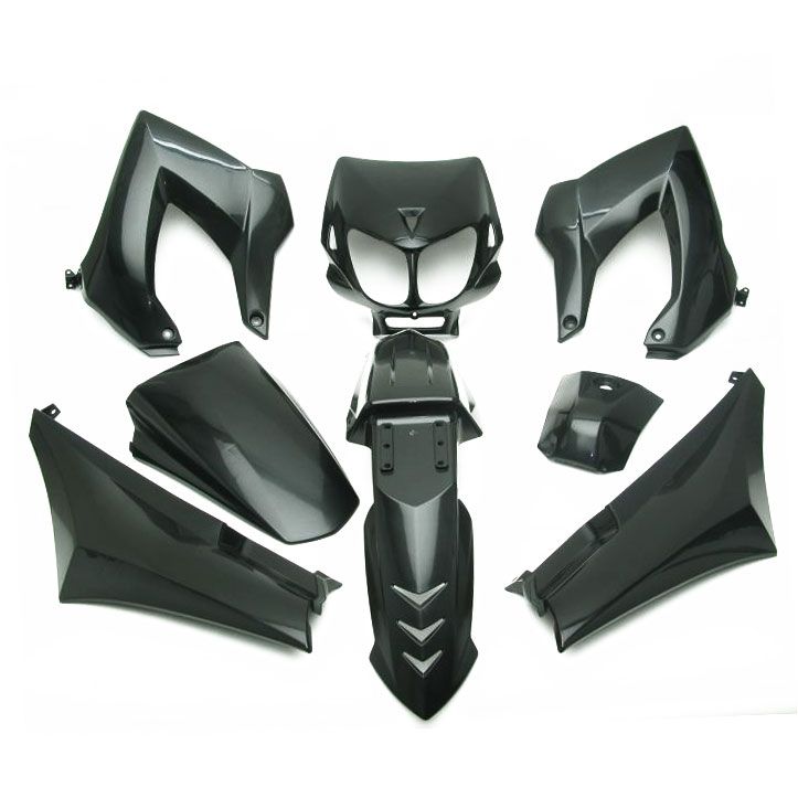 Kit Habillage (8 pièces) Type Origine Derbi Senda /XTREM 2003> - Blanc