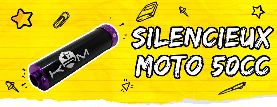 Silencieux moto 50cc