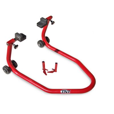 Béquille arrière moto TNT rouge