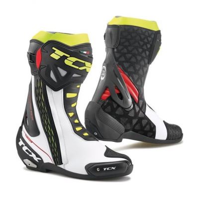 Bottes TCX RT,Race blanc/rouge/jaune fluo
