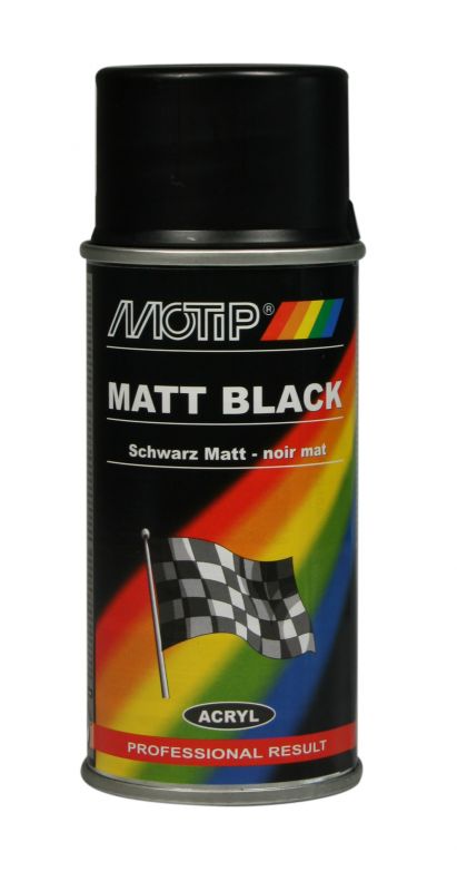 Bombe peinture noir mat Motip 150 ml M00106 - Peinture sur ...