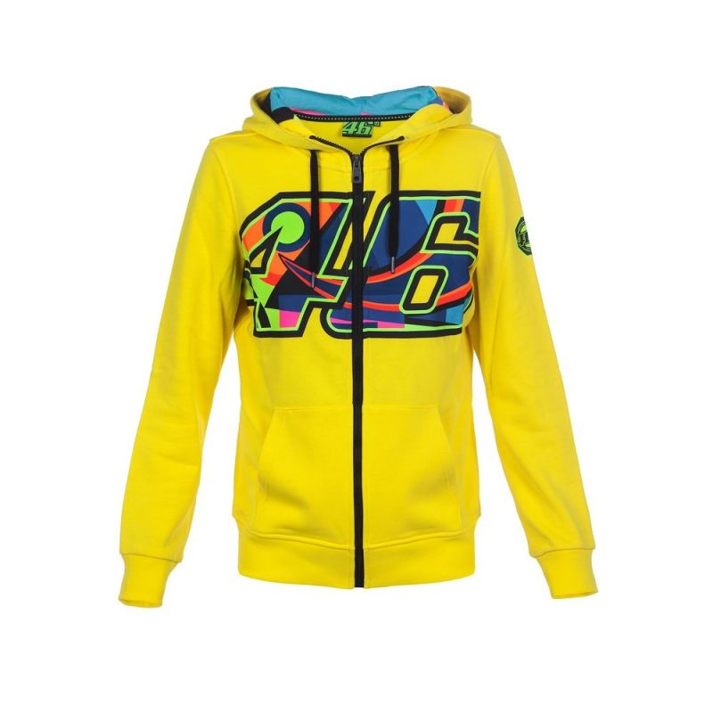 Rossi Sur La Zip Veste Sportswear 2017 Femme Vr46 Valentino Jaune qxOIBTw6