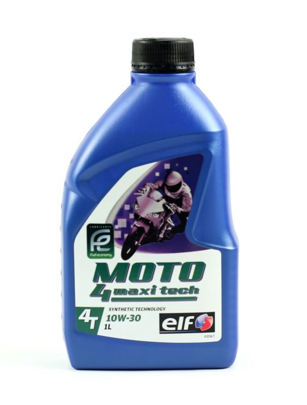 Huile moteur 4T ELF Moto 4 Maxi Tech Technologie Synthèse 10W30