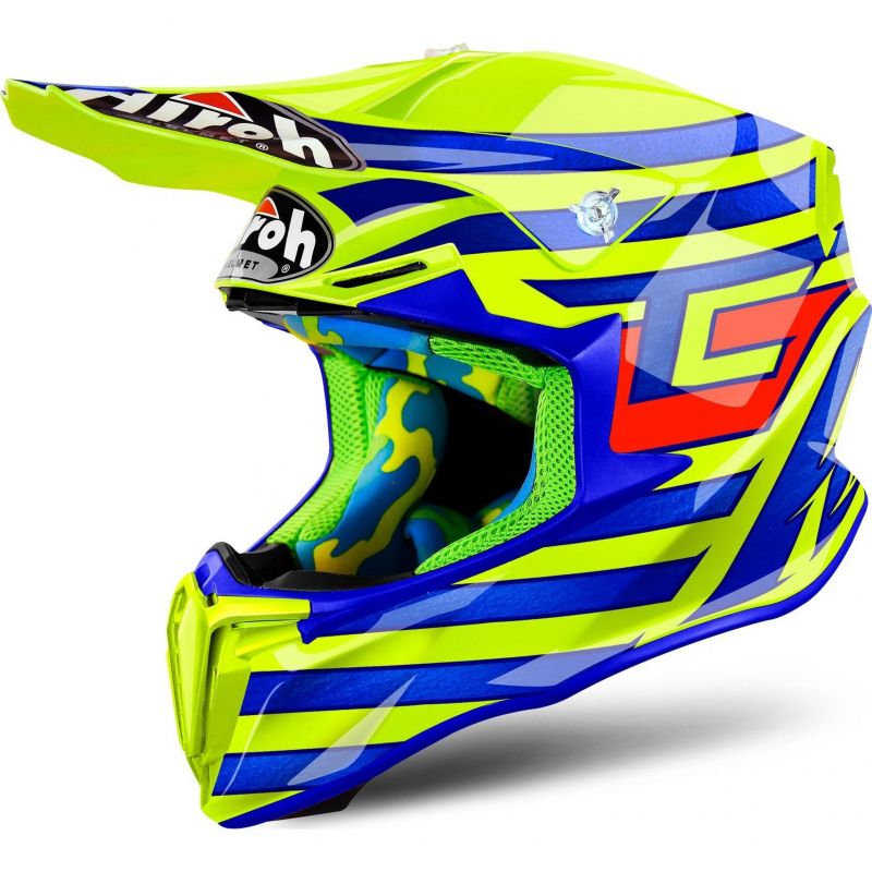 Casque Cross Airoh Twist Cairoli Qatar Jaune Casques Moto Sur La