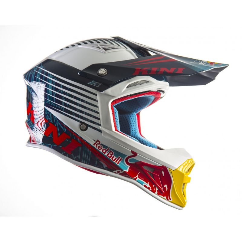Casque Cross Kini Red Bull Competition Bleu Marine Casques Moto