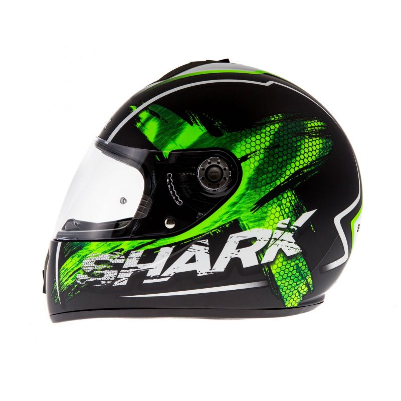 Casque Intégral Shark S600 Pinlock Exit Mat Noirvertblanc
