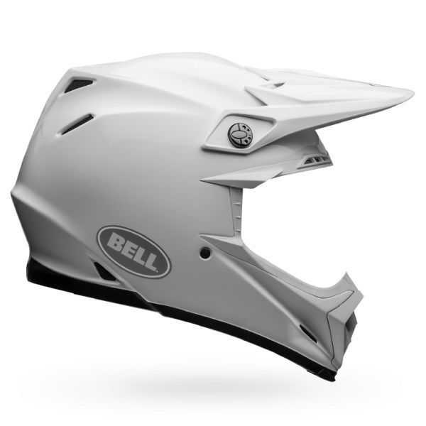 Casque Cross Bell Carbon Flex Solid Blanc Casques Moto Sur La