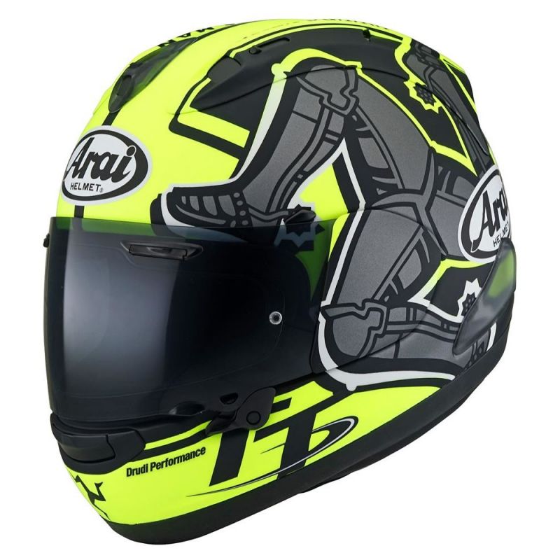 Casque Intégral Arai Rx 7v Iom Tt 2019 Edition Limitée Drudi