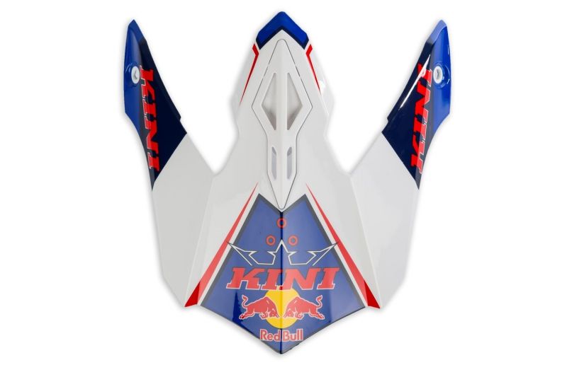 Visière De Casque Cross Kini Red Bull Competition Bleu Marineblanc